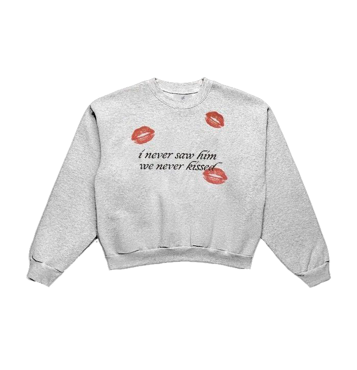 Kissed Gray Crewneck