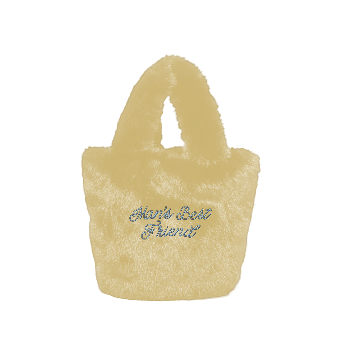 Man's Best Friend Fuzzy Tote Bag