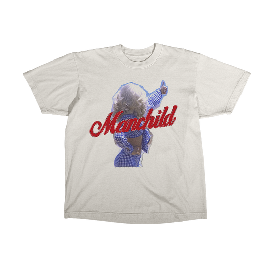 Manchild Rhinestone T-Shirt