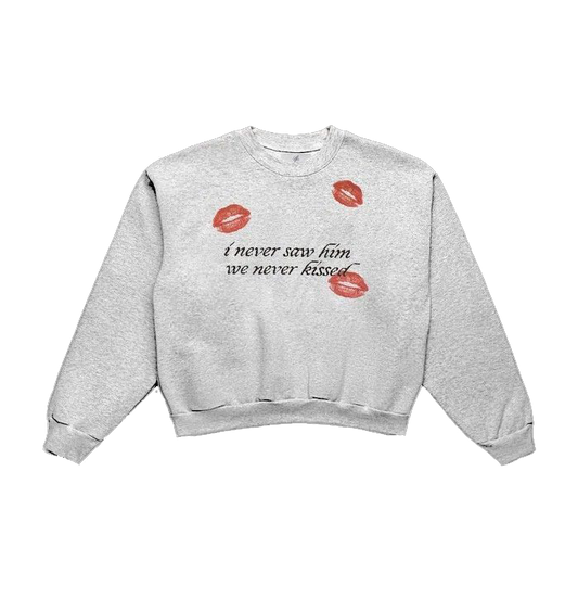 Kissed Gray Crewneck