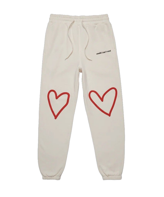 Heart sweatpants