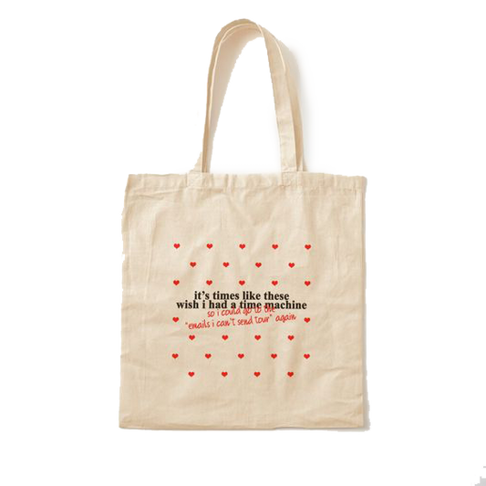 Time Machine Cotton Tote Bag