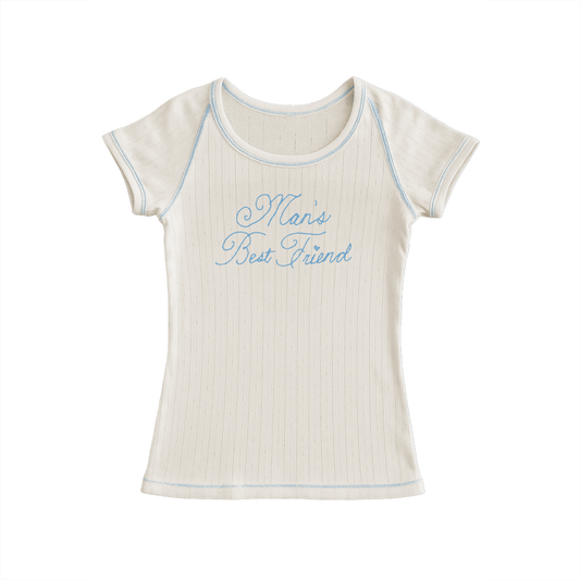 Man's Best Friend Fitted T-Shirt